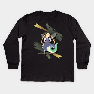 Miss Kobayashi's Dragon Maid Kids Long Sleeve T-Shirt